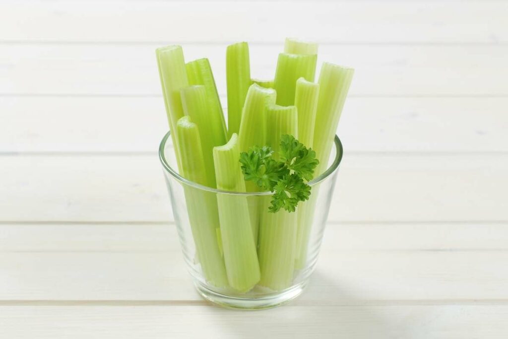Celery - #7 on the list of zero calorie foods Zero Calorie Foods List celery