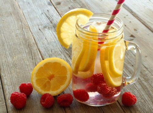 lemon and raspberries are great ingredients for detox waters lemon and raspberries are great ingredients for detox waters