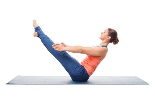 Boat yoga pose for a strong core Boat yoga pose for a strong core