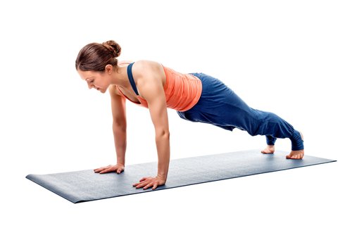 Plank yoga pose for abs Plank yoga pose for abs