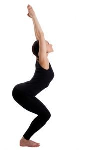 Chair Pose - #7 pose in 20 minute yoga workout Chair Pose - #7 pose in 20 minute yoga workout