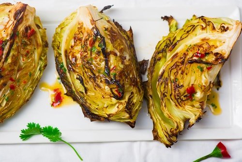 roasted cabbage wedges dinner recipe roasted cabbage wedges dinner recipe