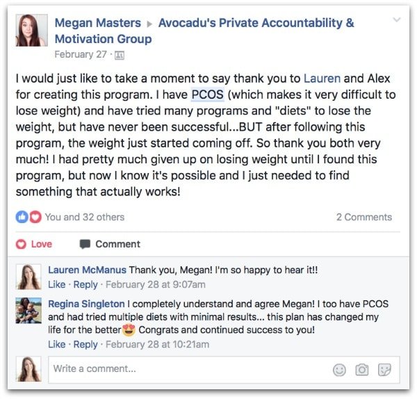 21-Day Challenge testimonial for how to lose weight with PCOS 21-Day Challenge testimonial for how to lose weight with PCOS