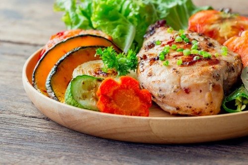 healthy protein and vegetables meal healthy protein and vegetables meal